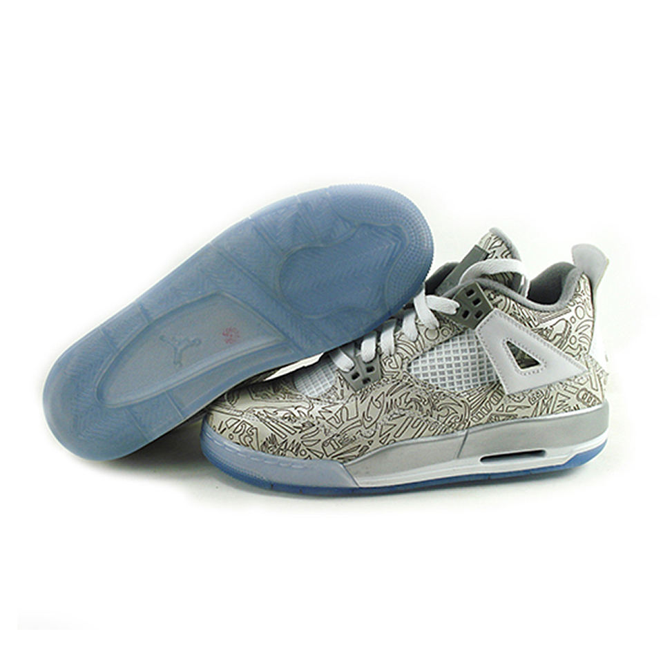 air jordan 4 laser aj4 乔4 镭射 篮球鞋女 705334-105