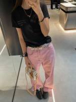 ACNE1996胸标短袖 黑色