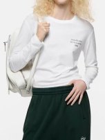 ACNE1996胸标长袖 白色