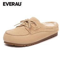 EVERAU新款包头女外穿拖鞋 沙色