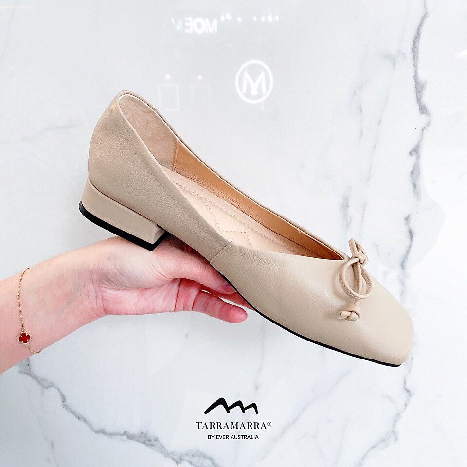 【女款】 tarramarrarosalie系列蝴蝶结矮跟舒适百搭平底鞋ta7002