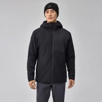 KAILAS凯乐石RH80连帽棉服 防泼水防风保暖户外登山棉衣外套 黑色