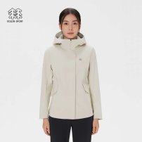 KOLON SPORT可隆软壳衣防水透湿防风女CNY TECHSHELL 3L软壳夹克 奶油白