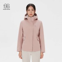 KOLON SPORT可隆软壳衣透湿防水防风男女TECHSHELL 3L软壳夹克 粉色