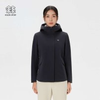 KOLON SPORT可隆软壳衣透湿防水防风男女TECHSHELL 3L软壳夹克 黑色
