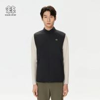 KOLON SPORT HIKING可隆防泼水防风Polartec两面穿马夹男款绒感外套 黑色