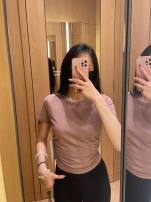 LuluAlign TANK短袖 暮色玫瑰
