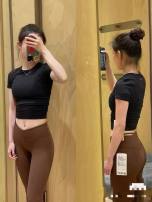 LuluAlign TANK短袖 黑色