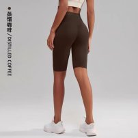 lulu8寸瑜伽裤 咖啡色