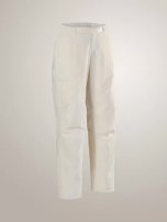 始祖鸟Leutia Pant Logo刺绣软壳工装裤男女同款 极地白