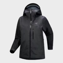 始祖鸟 BETA SV JACKET GORE-TEX 防水 女子 冲锋衣 黑色