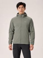 始祖鸟Atom SV Jacket阿童木连帽棉服夹克厚款  绿色