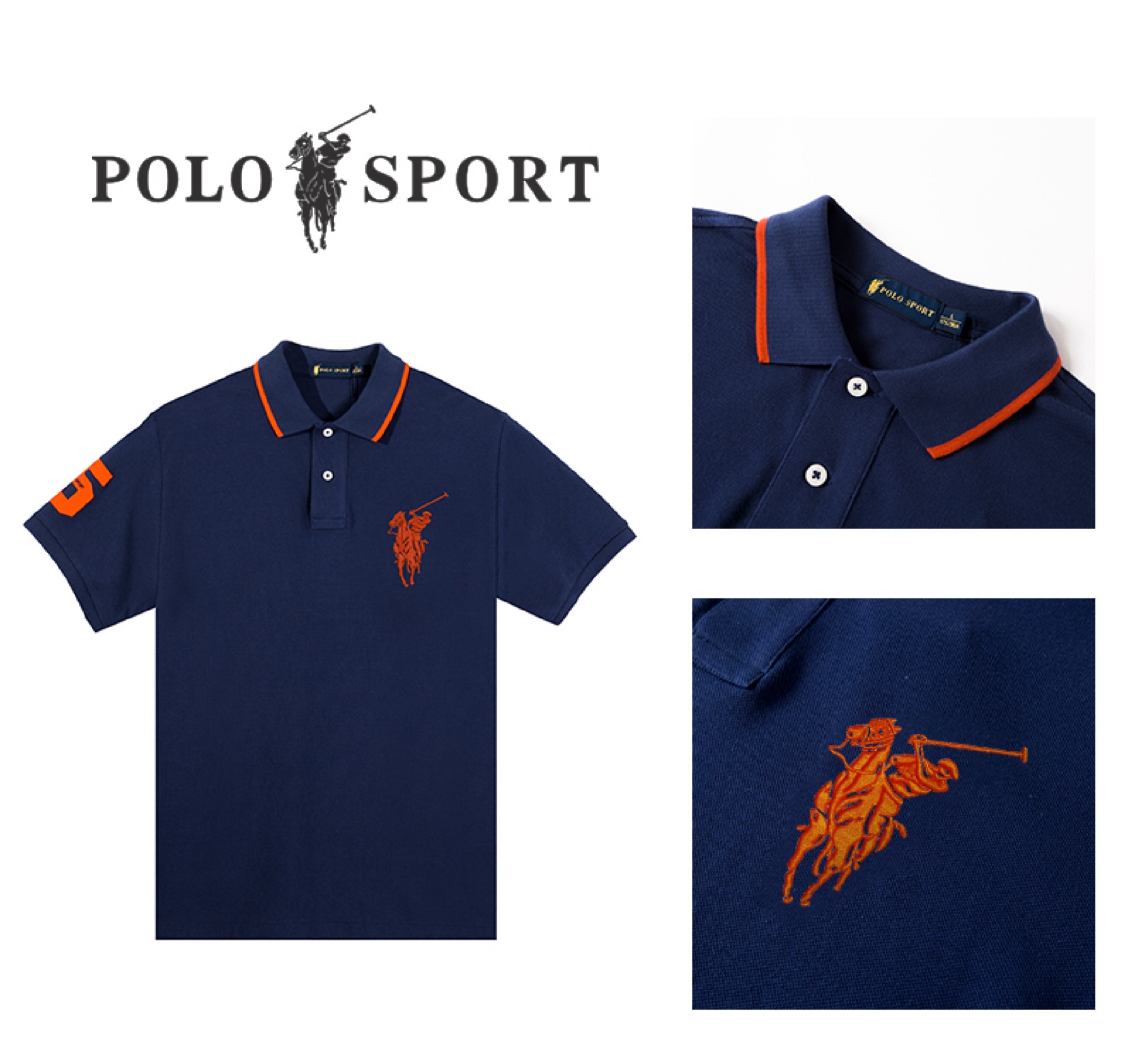 【男款 polosport新款男式百搭t恤polo衫0381648