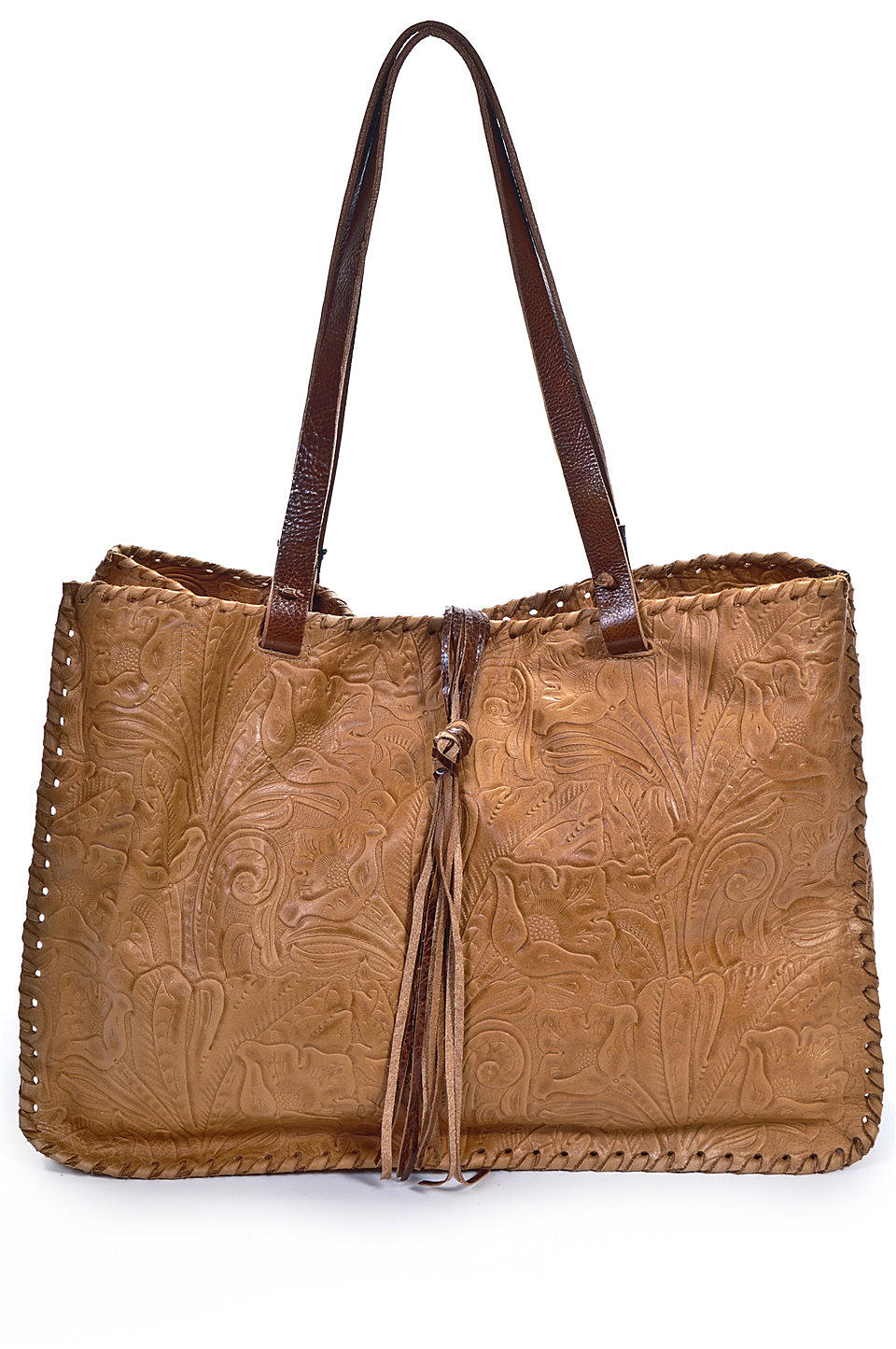 carlamancini手提包棕褐色花纹cm289