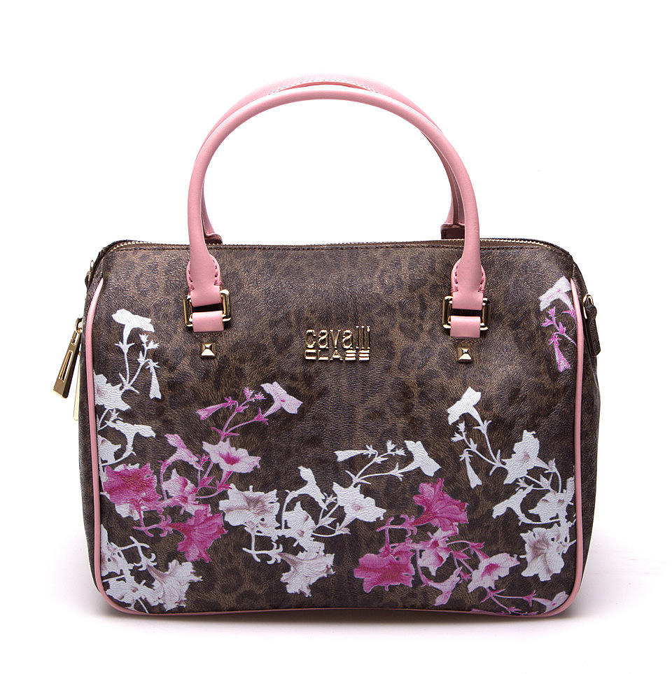 cavalliclass劳拉lara印花保龄球包ccb004050粉色