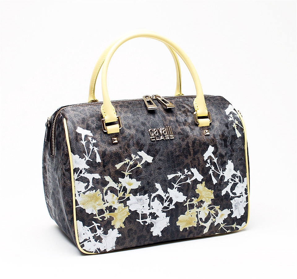 cavalli class 劳拉(lara)印花保龄球包 ccb.004-030 黄色