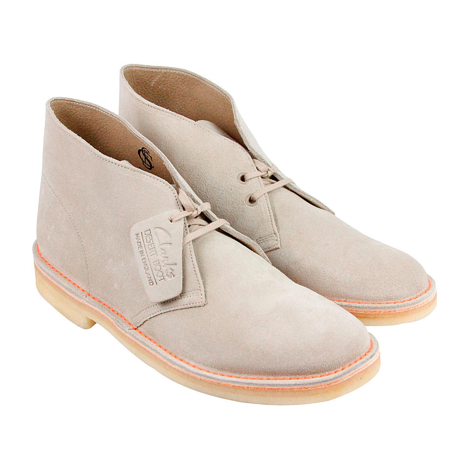 clarks其乐desertboot男士舒适经典沙色牛巴戈短筒沙漠靴26106097