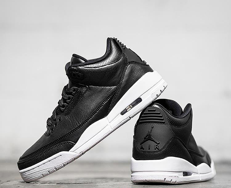 air jordan 3 cyber monday aj3黑白奥利奥 136064-020