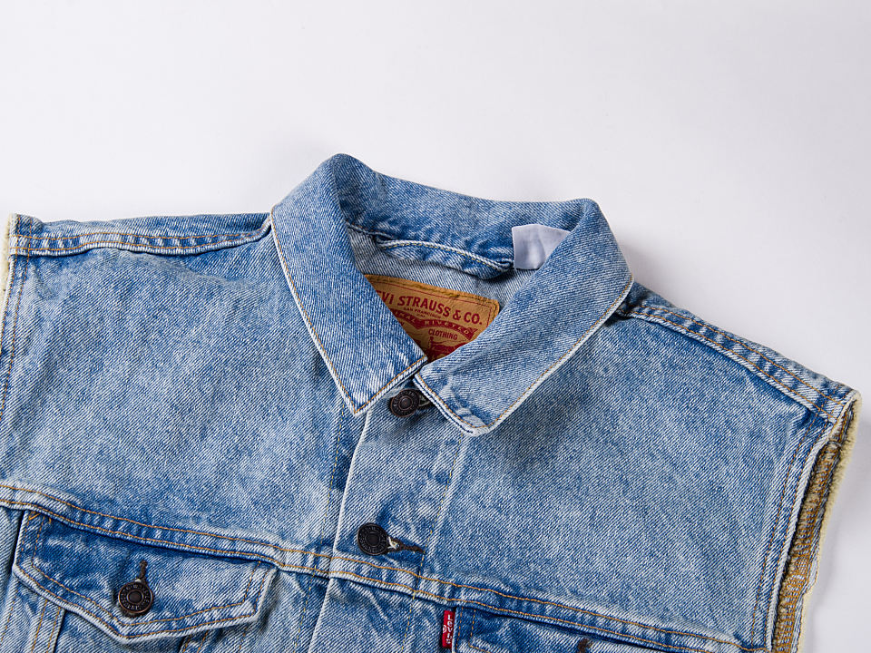 【男款】levis 牛仔马甲 728860006