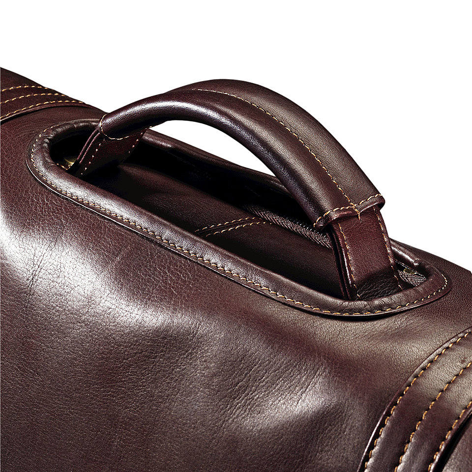 哥伦比亚(colombian)真皮公文包黑棕双色 - 全民海淘 纵有等待,终究值