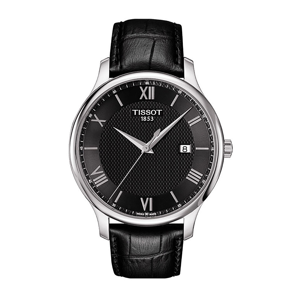 【男款】天梭(tissot)手表 俊雅系列石英手表t063.610.16.058.00