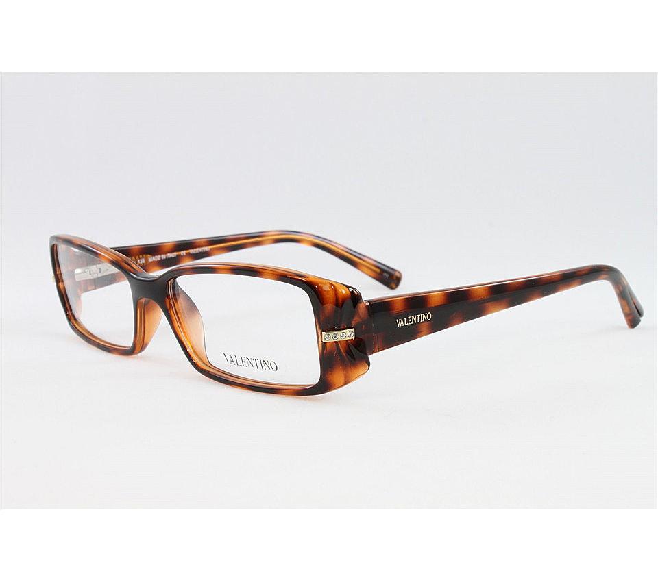 女士valentino光学近视眼镜架v2608r214雪茄色52mm5215135有眼镜盒