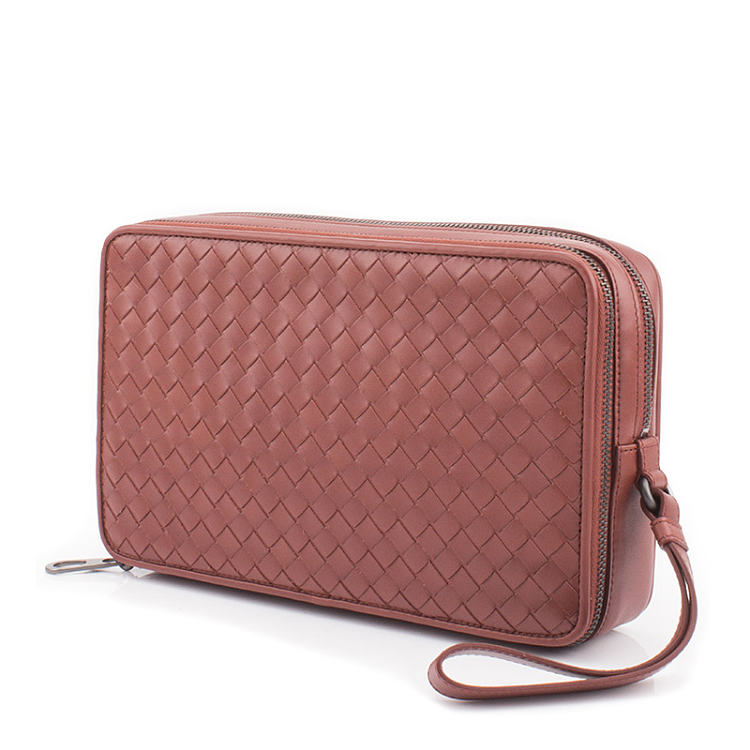 男款bottegaveneta宝缇嘉男士红褐色小牛皮手拿包344776v46516329