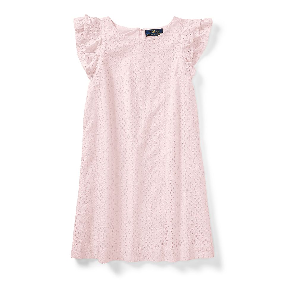 女童ralphlaureneyelet连衣裙422301hintofpink