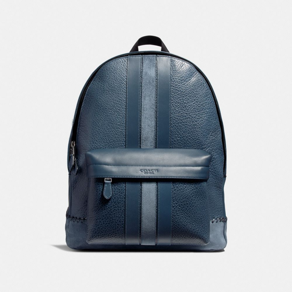 coach f11250 mens charles backpack with baseball stitch denim Amazon.com: Hitch Patchwork, Denim Multi One Size : Clothing, Shoes & Jewelry F11250-QBDEN Coach CHARLES BACKPACK WITH