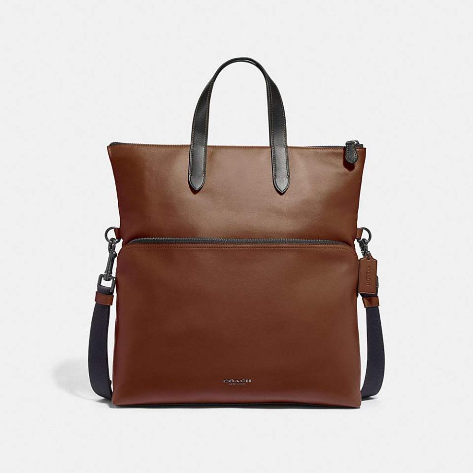 【男款】f50712-qbsd coach 男包 graham foldover tote