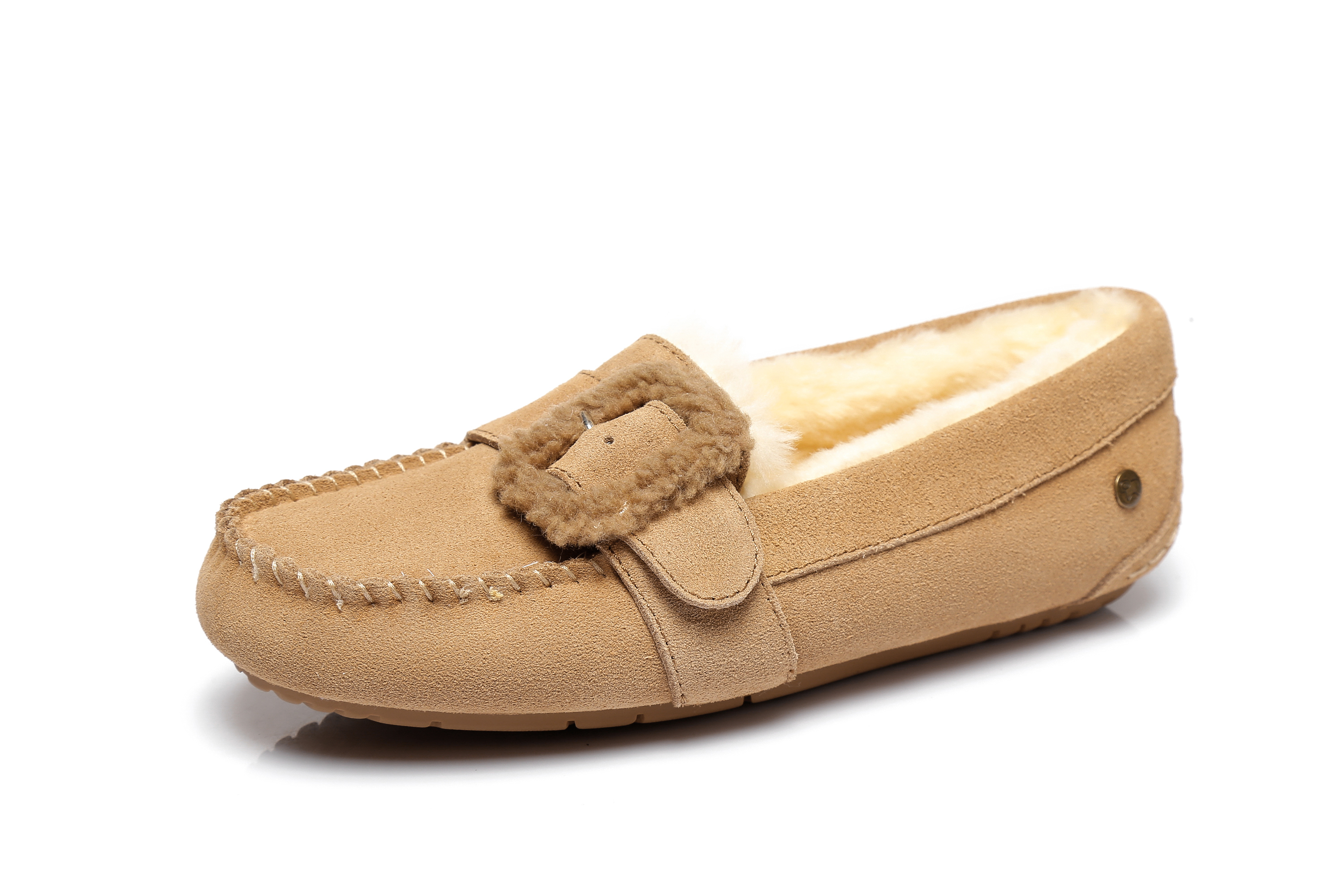 【女款】 everugg羊毛内里女士豆豆鞋 栗色 312005chestnut