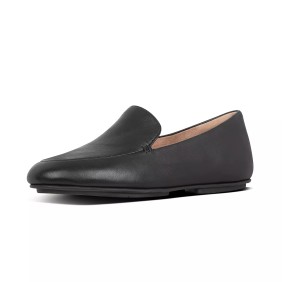 女款 Fitflop Lena Loafers 休闲鞋all Black W44 090 全民海淘纵有等待 终究值得