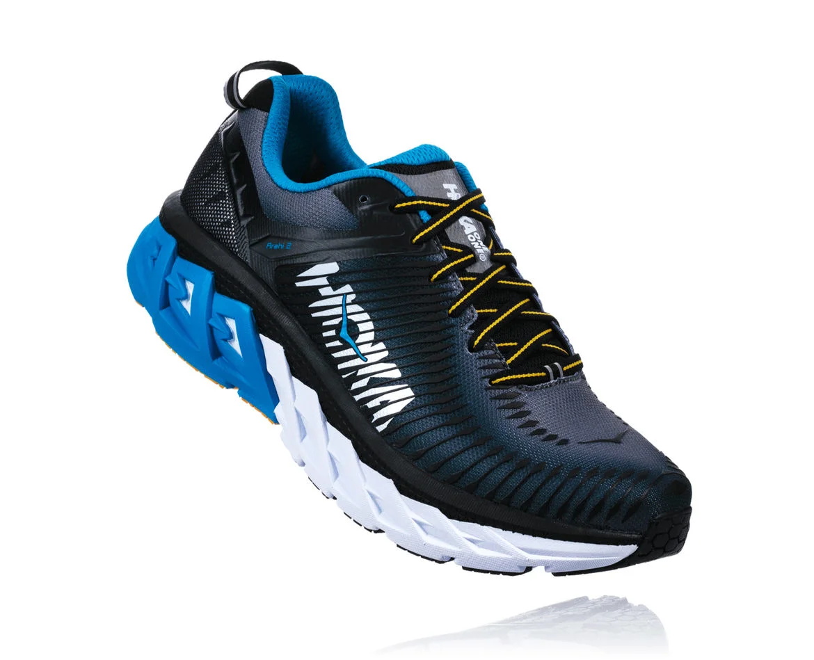 【男款】hoka one one arahi 2减震公路跑鞋 如图 1019275-black