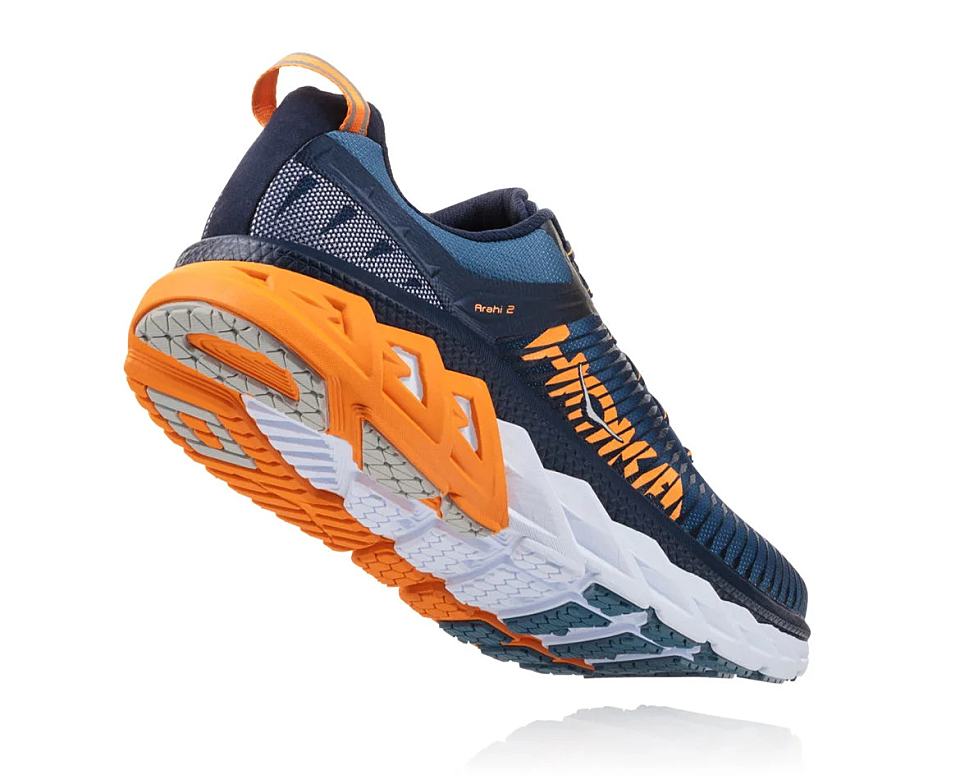 【男款】hoka one one arahi 2减震公路跑鞋 如图 1019275-black iris