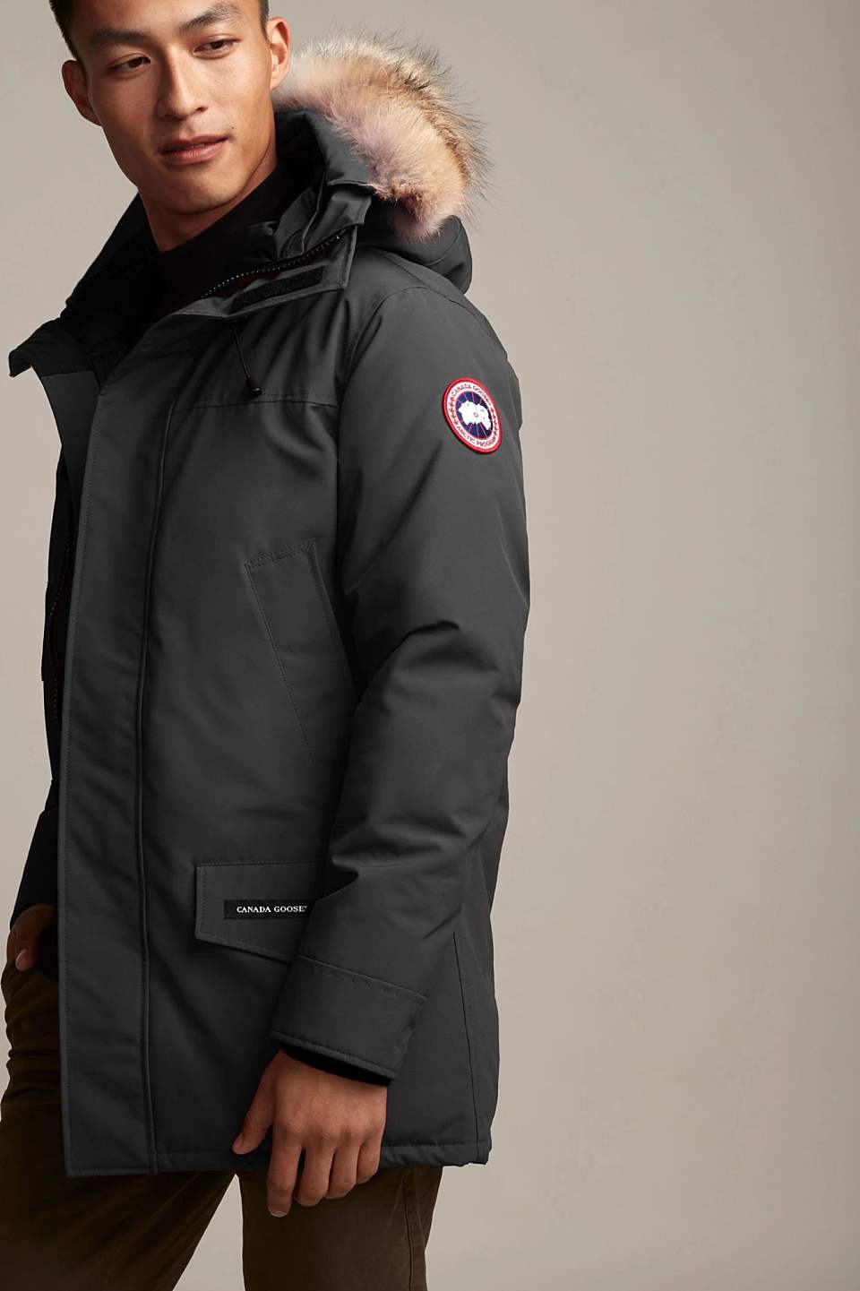 男款canadagoosefusionfit版langford派克大衣2062magraphitegraphite