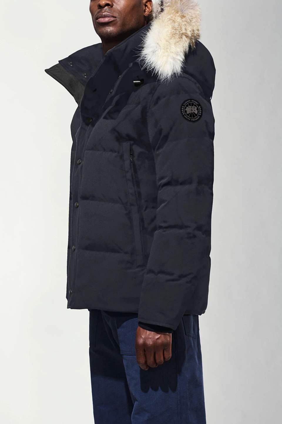 canadagoose加拿大鹅现货 【男款】canada goose wyndham 黑标派克