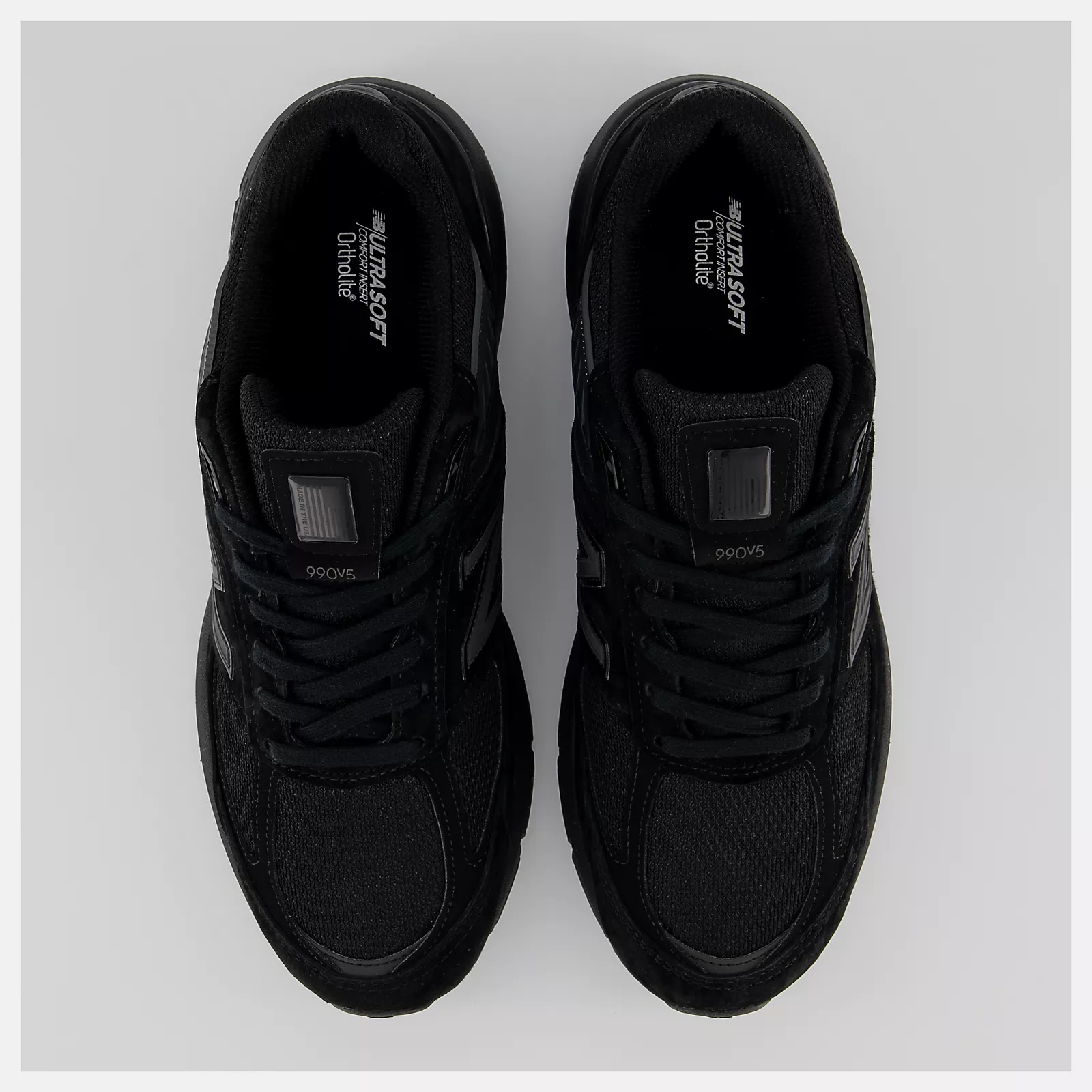 标准】【男款】New Balance 990V5 运动鞋Black/Black M990BB5