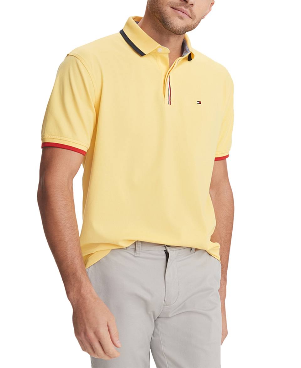 男款tommyhilfigerjakepolo衫10508806lemonzest