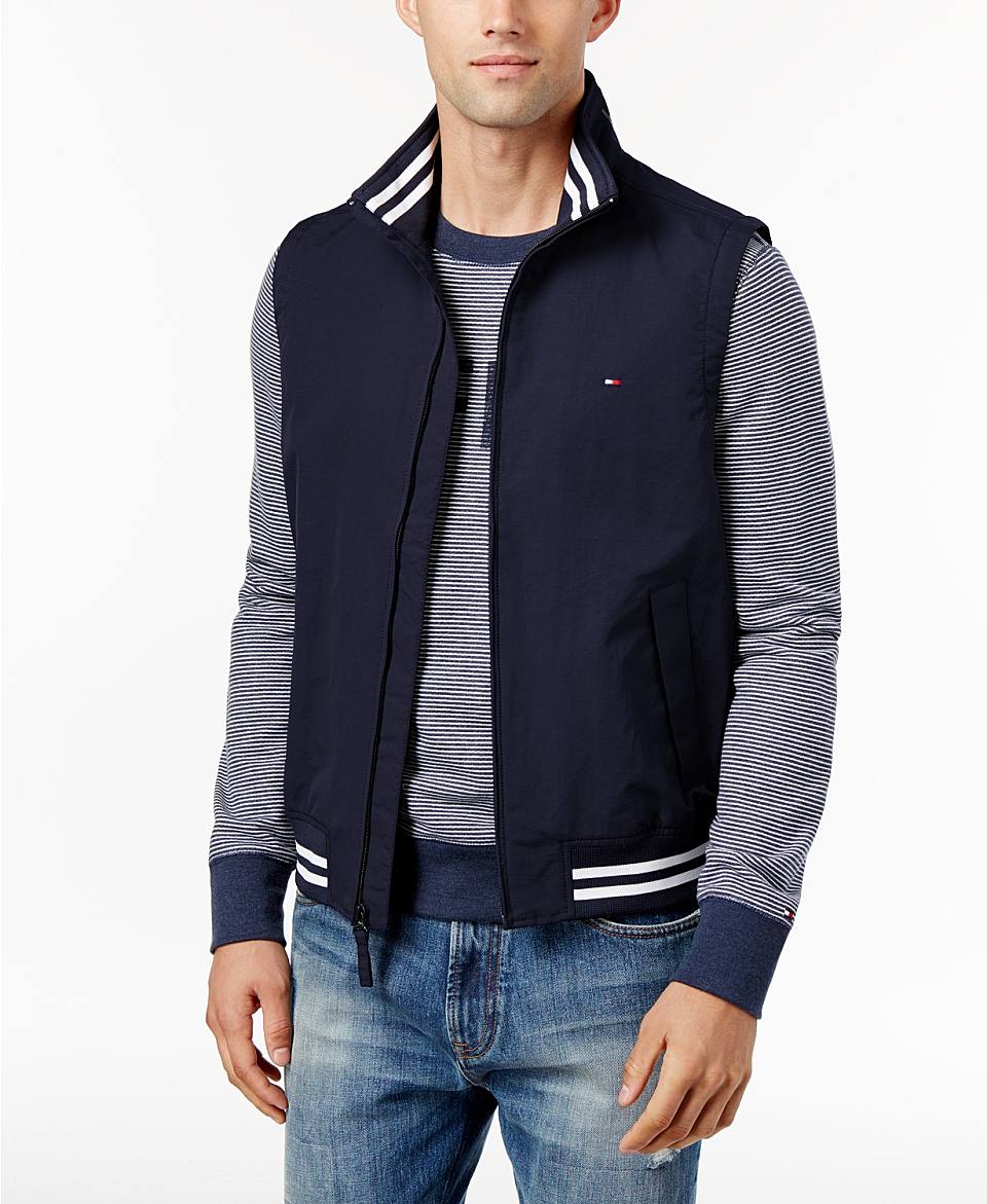 【男款】tommy hilfiger regatta 马甲 2864843navy blazer