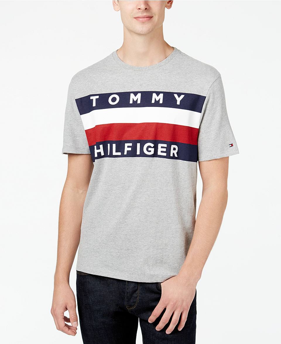 tommyhilfiger男士upstatelogoflagt恤grey4874871grey