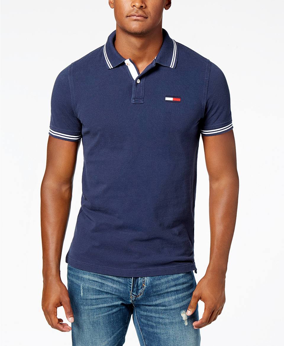 【男款】tommy hilfiger logan 合身版polo衫 6210691navy