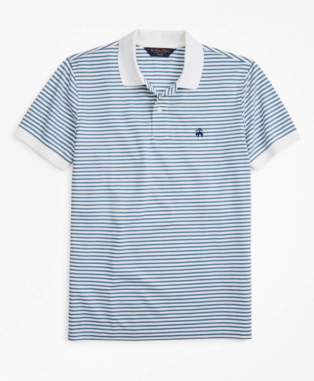 【男款】feeder stripe 修身版polo衫 mp01302-provincial blue