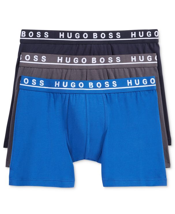 【今日上新】【男款】hugo boss 男士平角内裤3件套 如图 4391259
