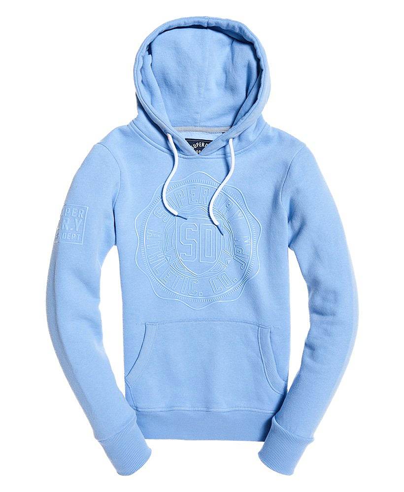 【女款】college badge tonal 卫衣 147124 cruz blue