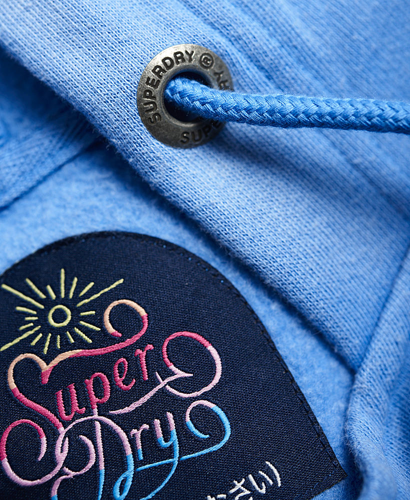 女款superdrybeachopenneck连帽衣66084tropicalblue