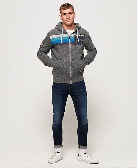 男款malibu拉链带帽卫衣81123basaltgreyheather