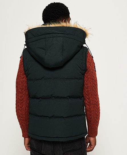 【男款】superdry rookie down 马甲 89219 deep forest - 全民海淘