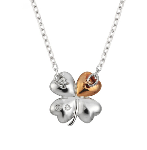 Swarovski 5076853 Better Clover 透明密镶四叶草项链- 全民海淘纵有