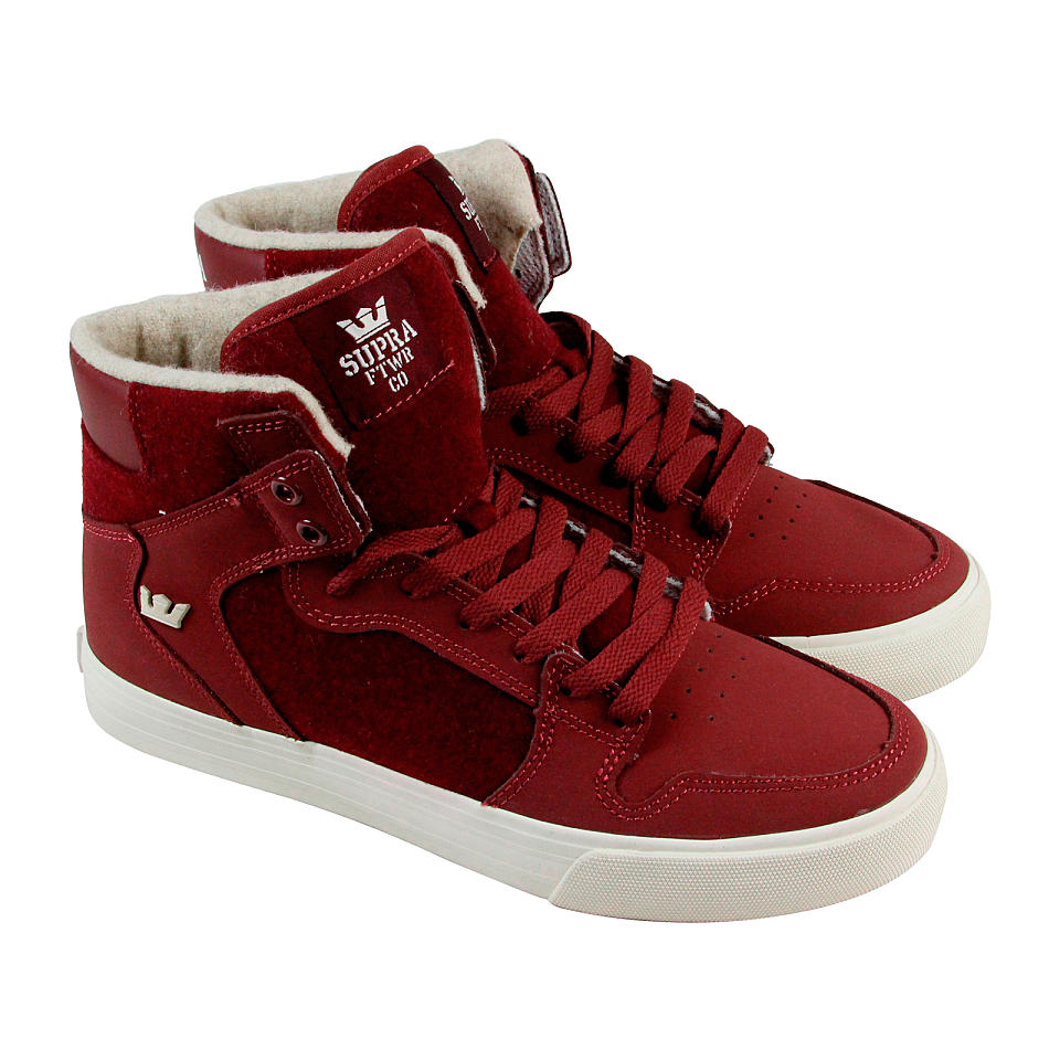 【男款】supra vaider 运动鞋 酒红色 08009-650-m