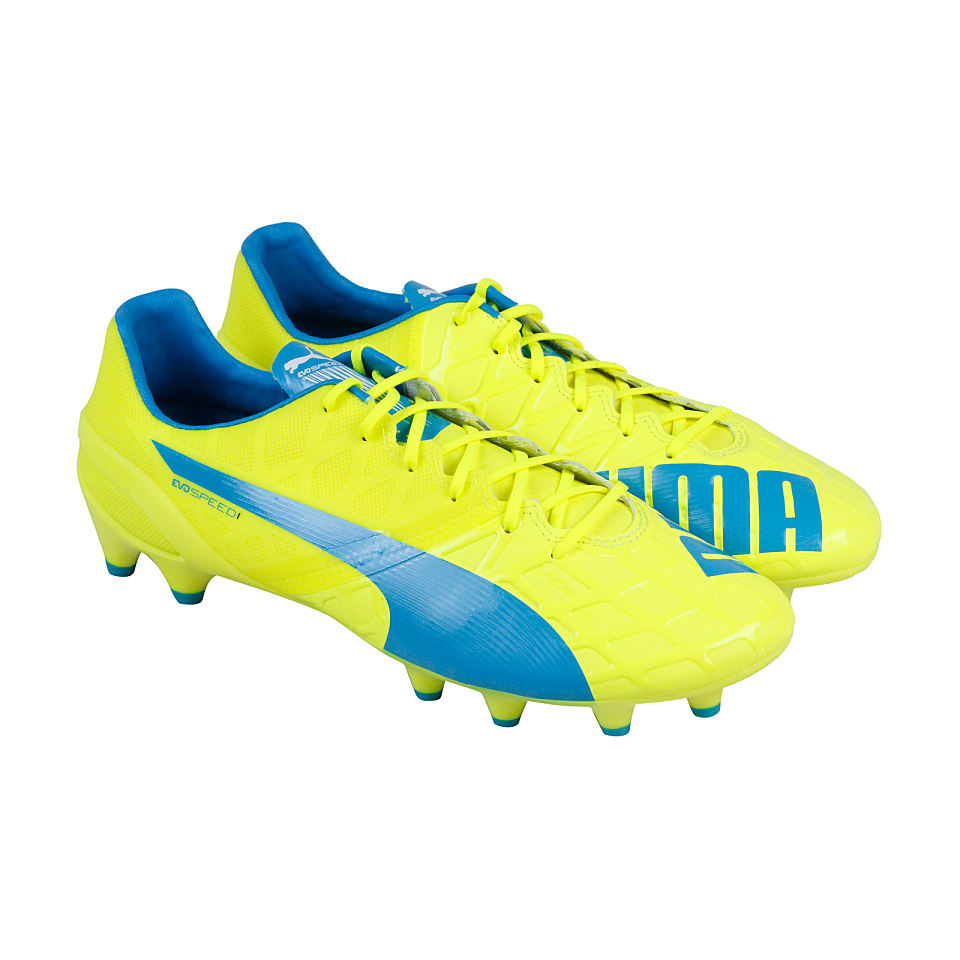 【男款】puma evospeed 1.4 fg 运动鞋 黄色/蓝色/白色 10326404